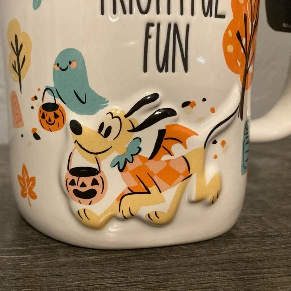 Rae Dunn Disney Pluto Halloween Coffee Mug - Picture 3 of 7